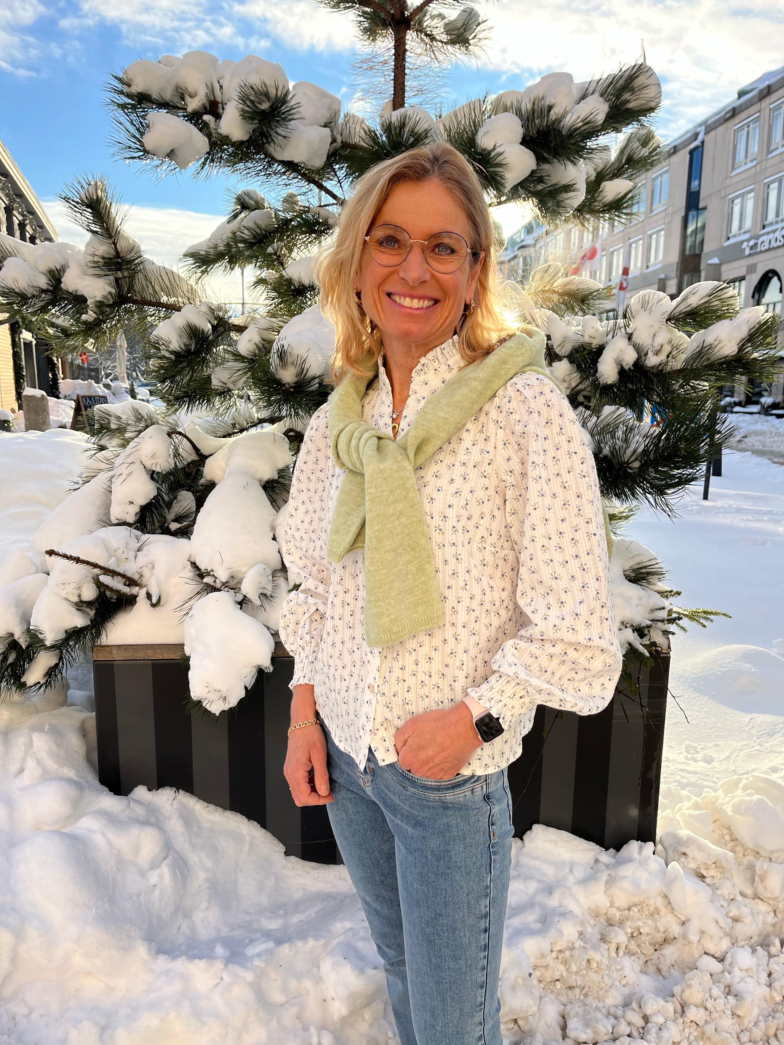 Nufenja Shirt Gray Blue