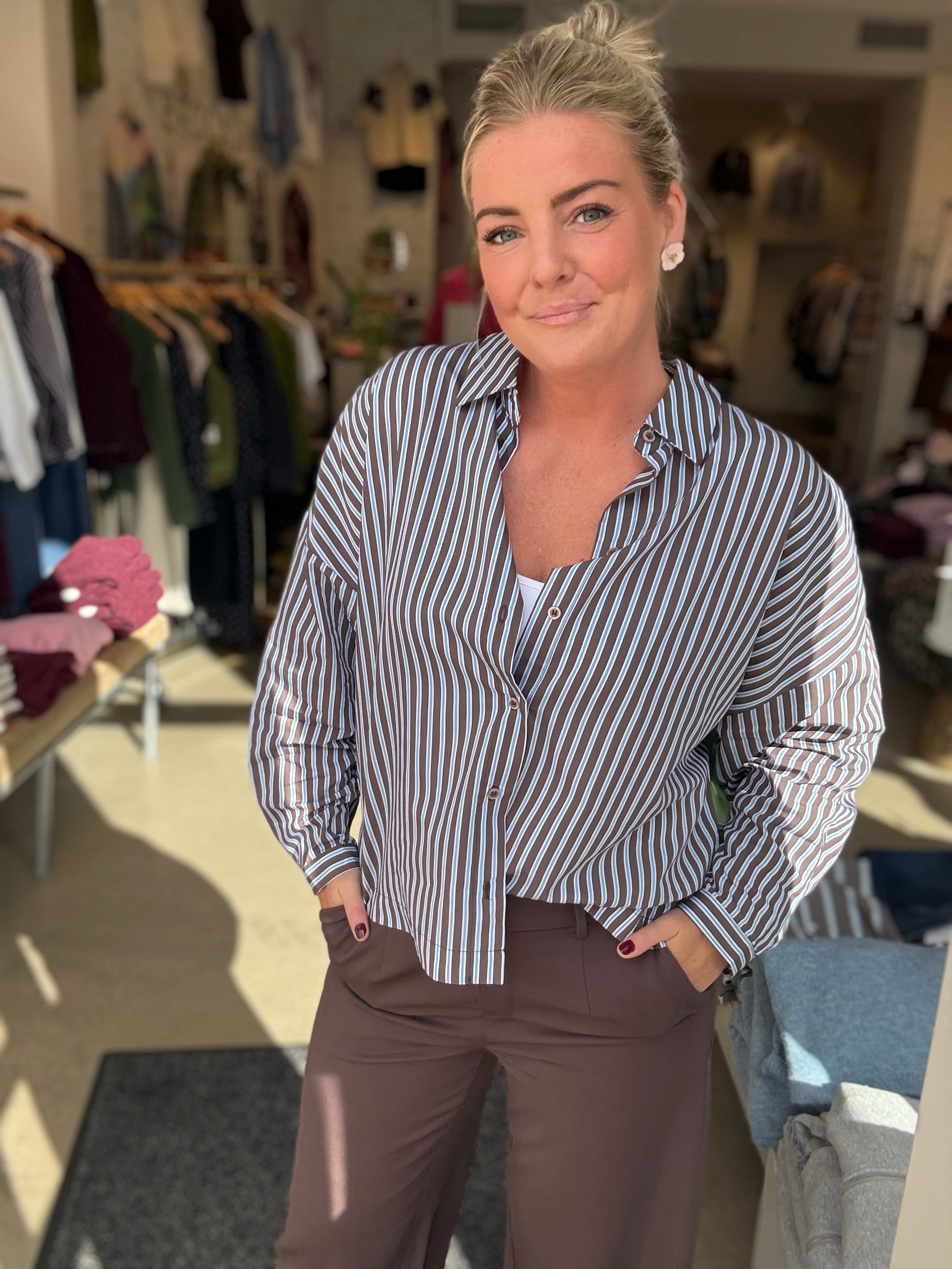 Nuhighland Boxy Shirt Calla Green