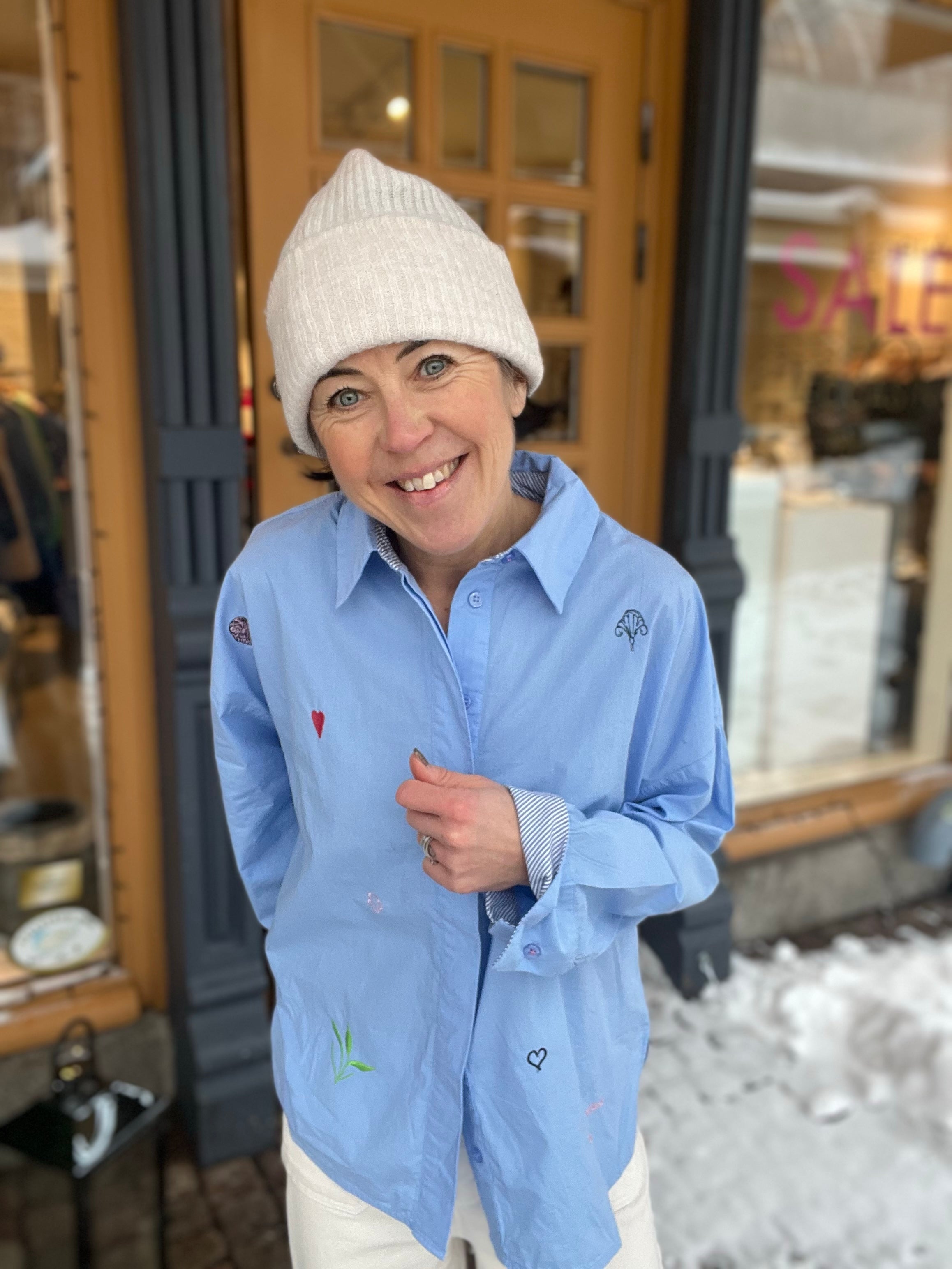 Nujuna Shirt Hydrangea