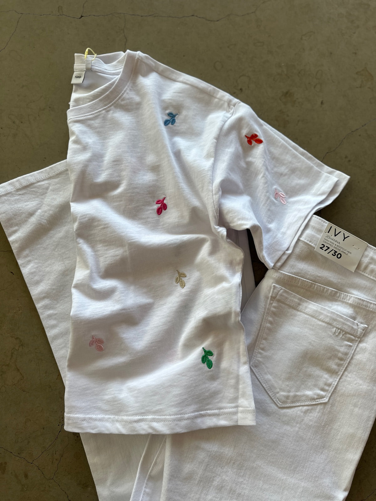 Numirello Boxy T-Shirt - Gots Bright White