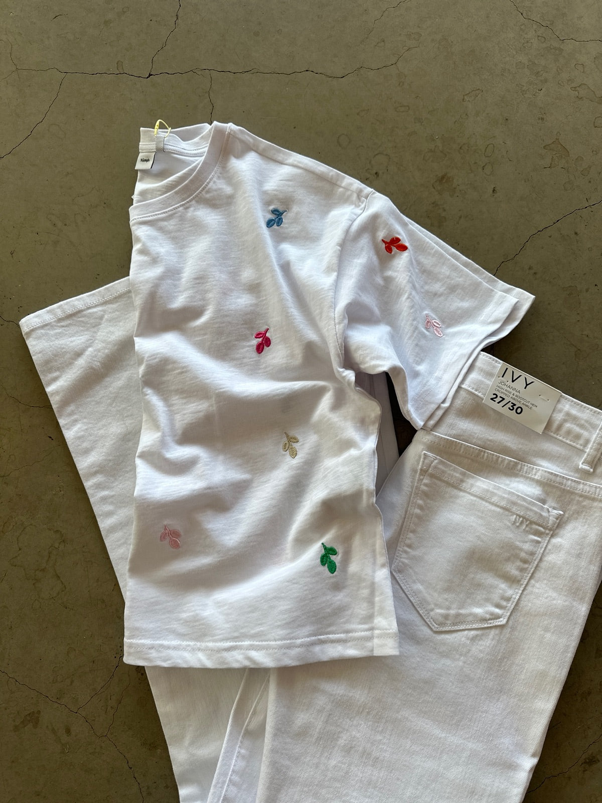 Numirello Boxy T-Shirt - Gots Bright White