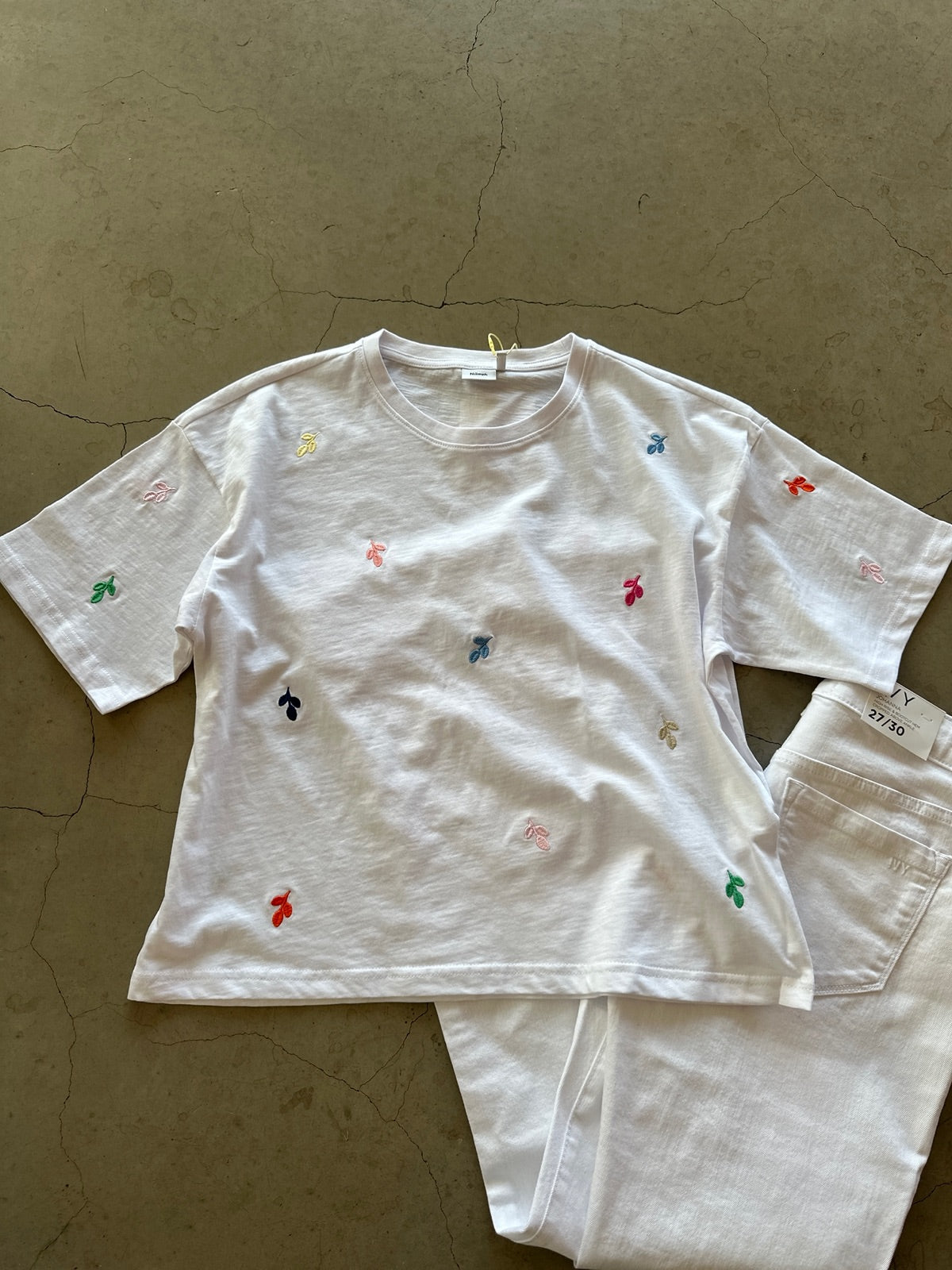 Numirello Boxy T-Shirt - Gots Bright White