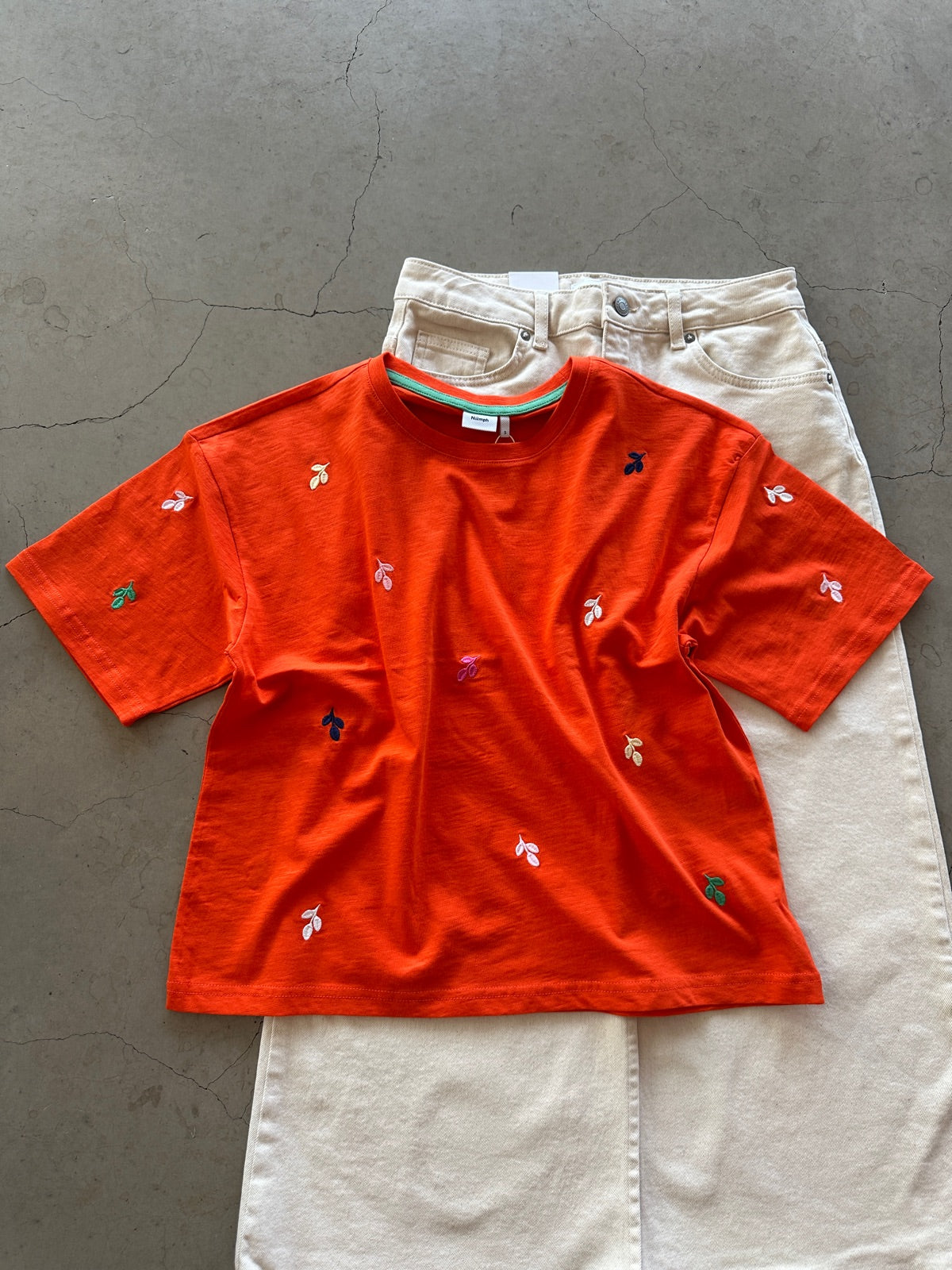 Numirello Boxy T-Shirt - Gots Cherry Tomato