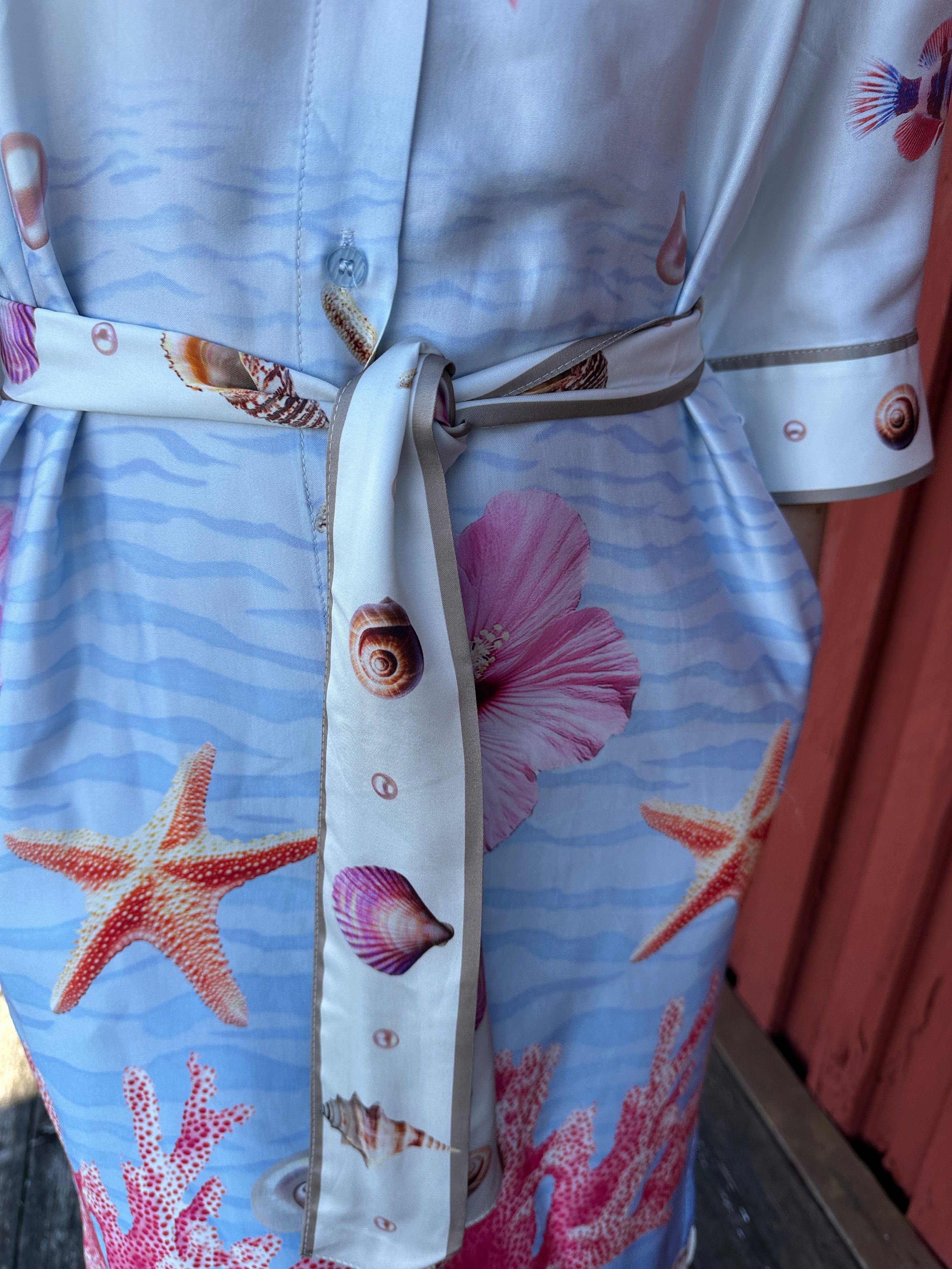 Nuoceana Shirt Dress Skyway