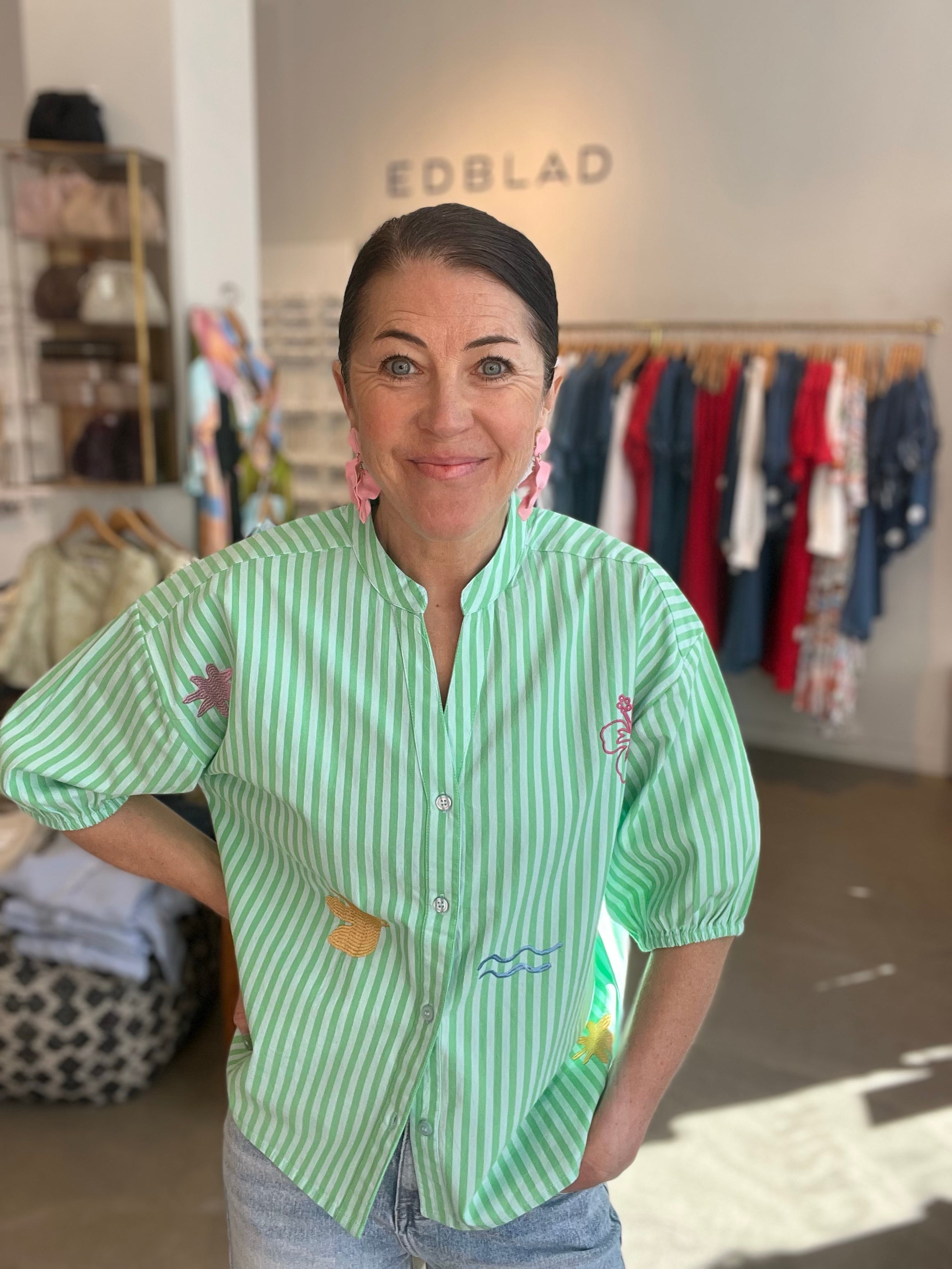 Nuseanne Shirt Absinthe Green