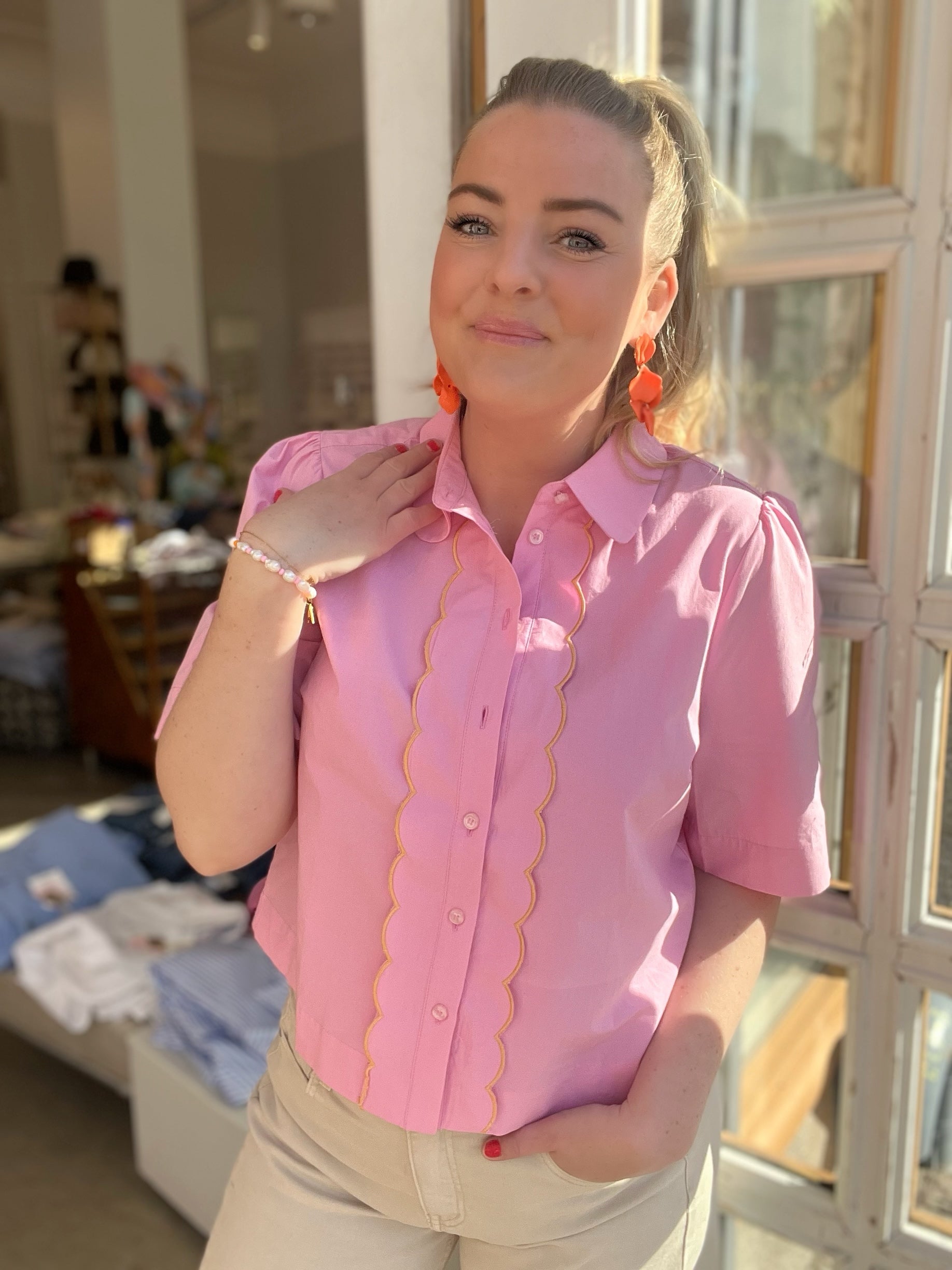 Nusienna Shirt Prism Pink