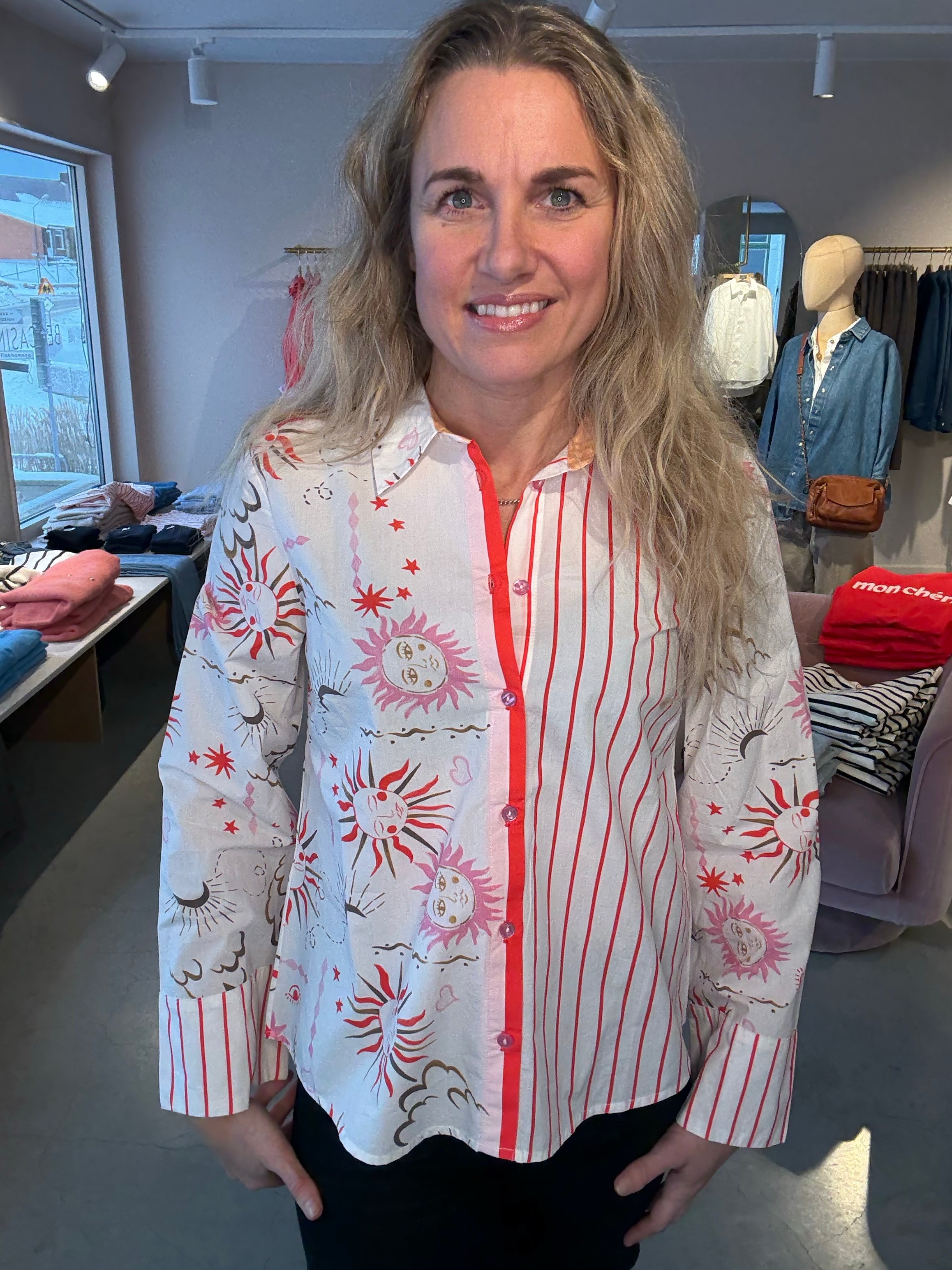 Nusoleima Mix Shirt Cloud Dancer