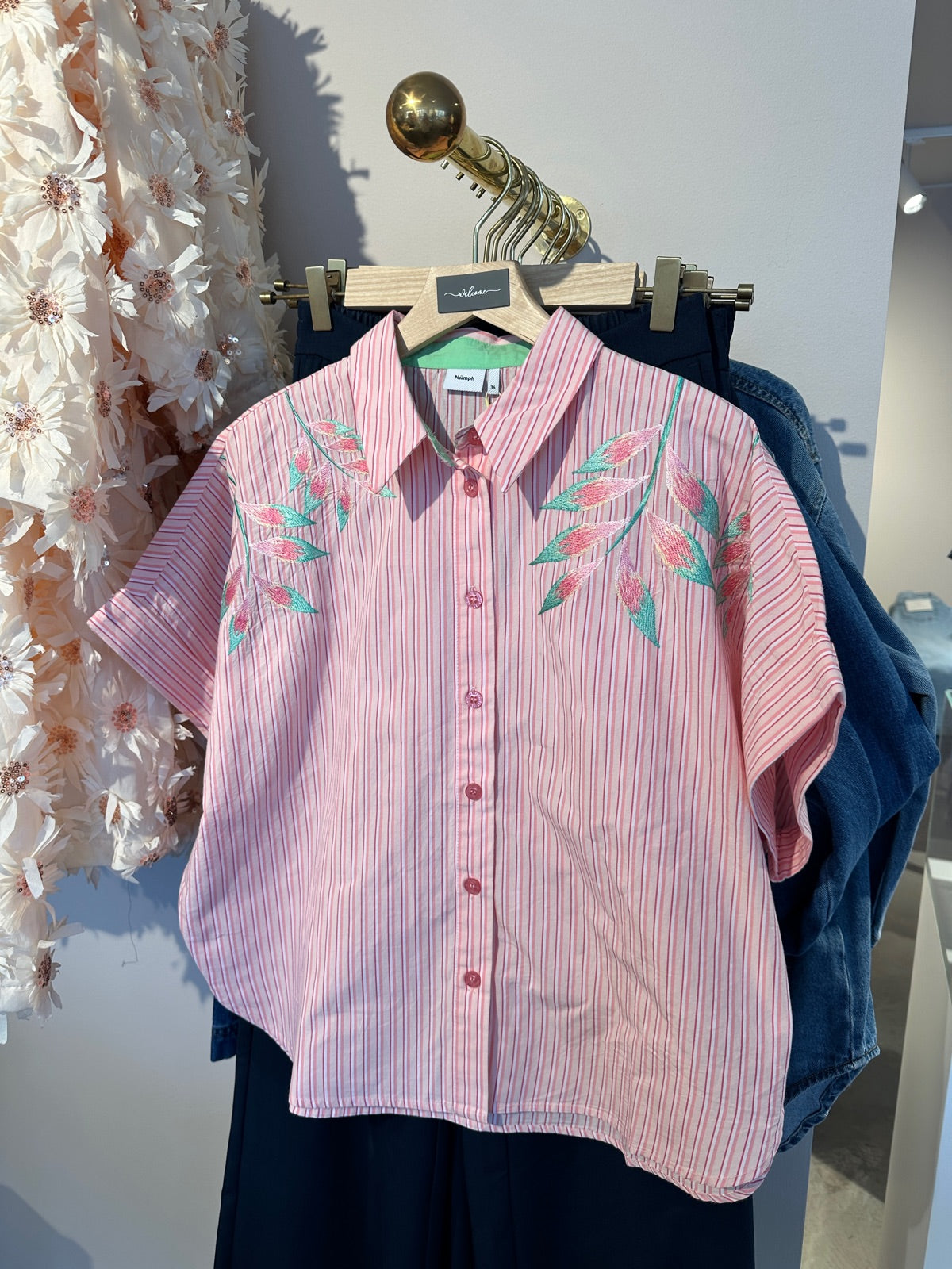 Nuulla Ss Shirt Blushing Bride  Icy Pink