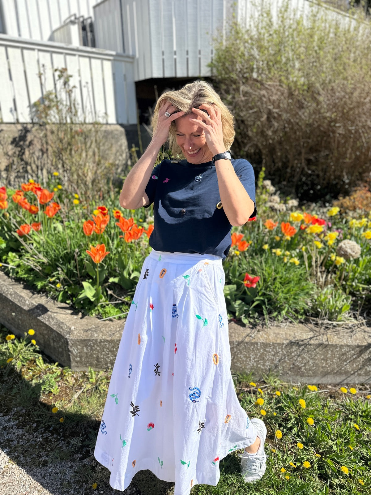 Nuvalentine Skirt Bright White