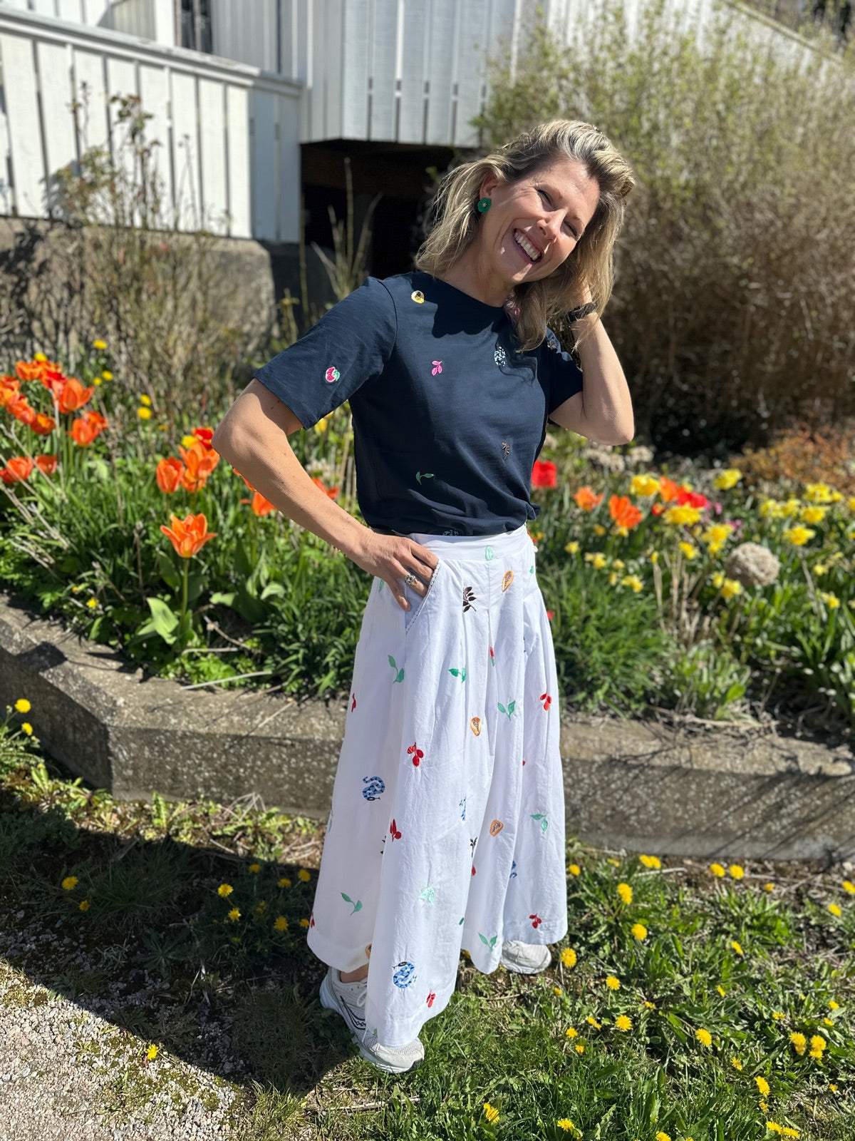 Nuvalentine Skirt Bright White