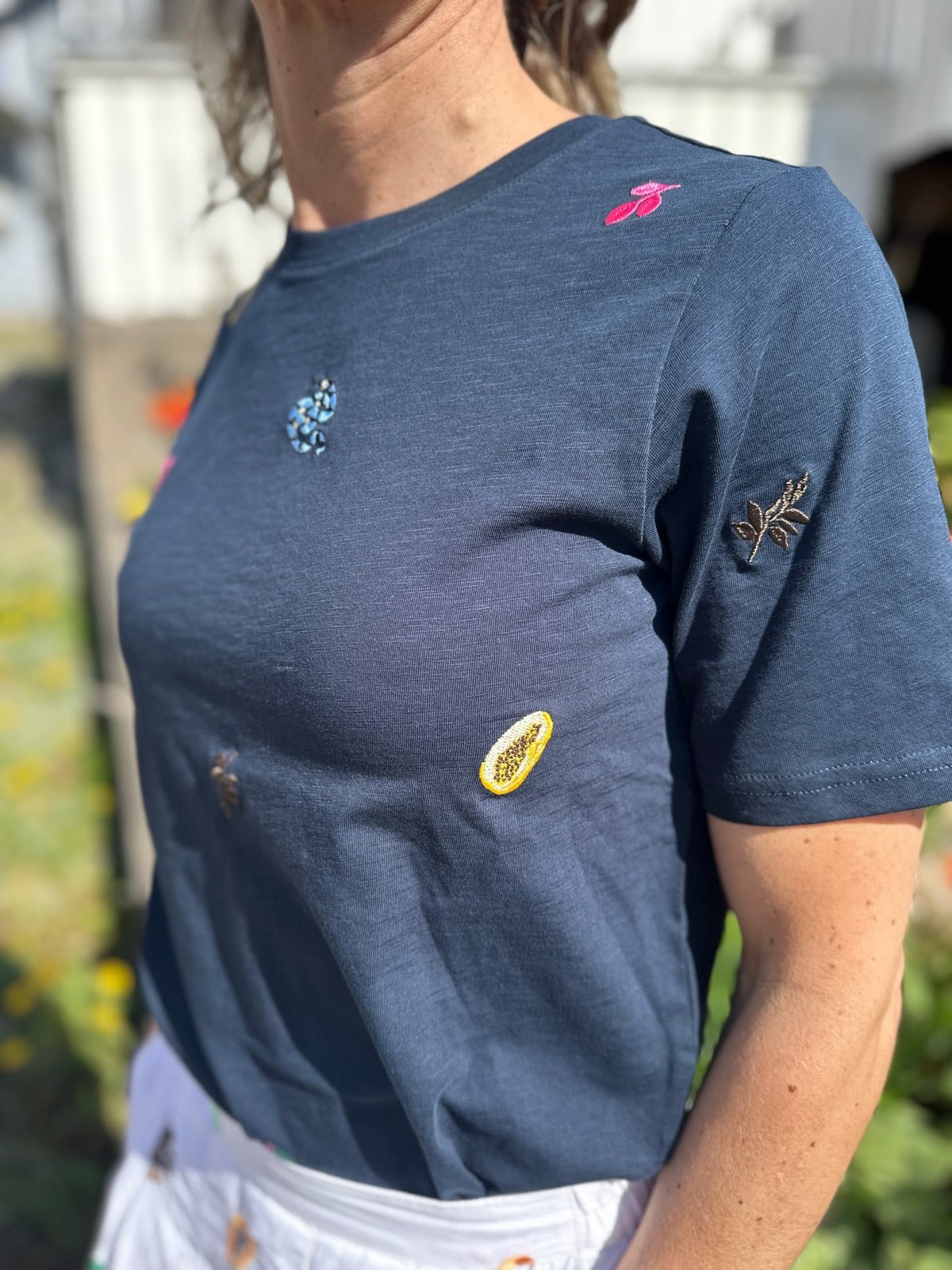 Nuzoey T-Shirt - Gots Dark Sapphire