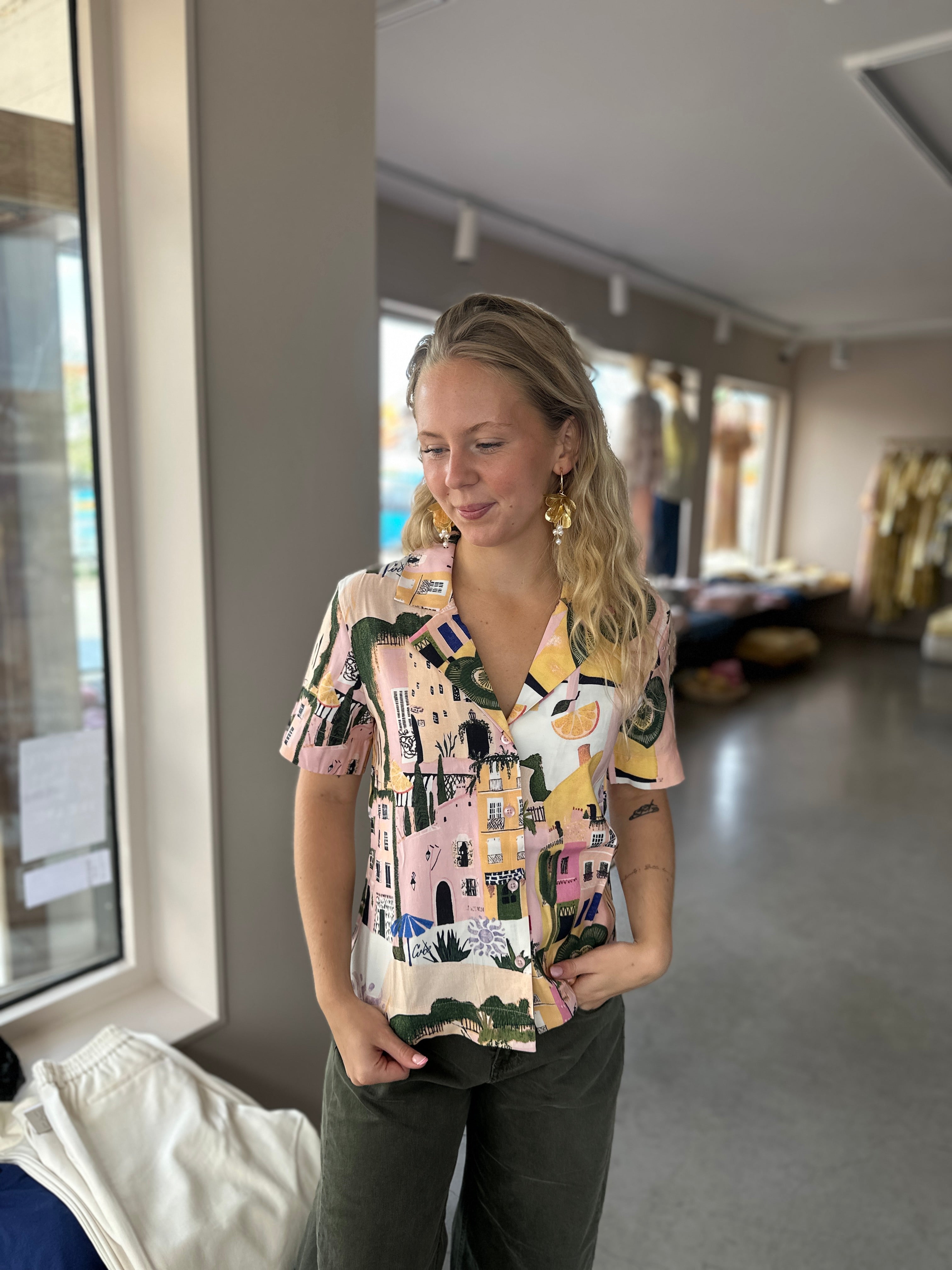 Objdiva Martha Shirt Begonia Pink