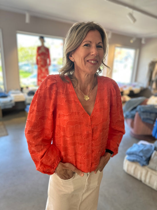 Objsuki Long Sleeve Top Fiesta