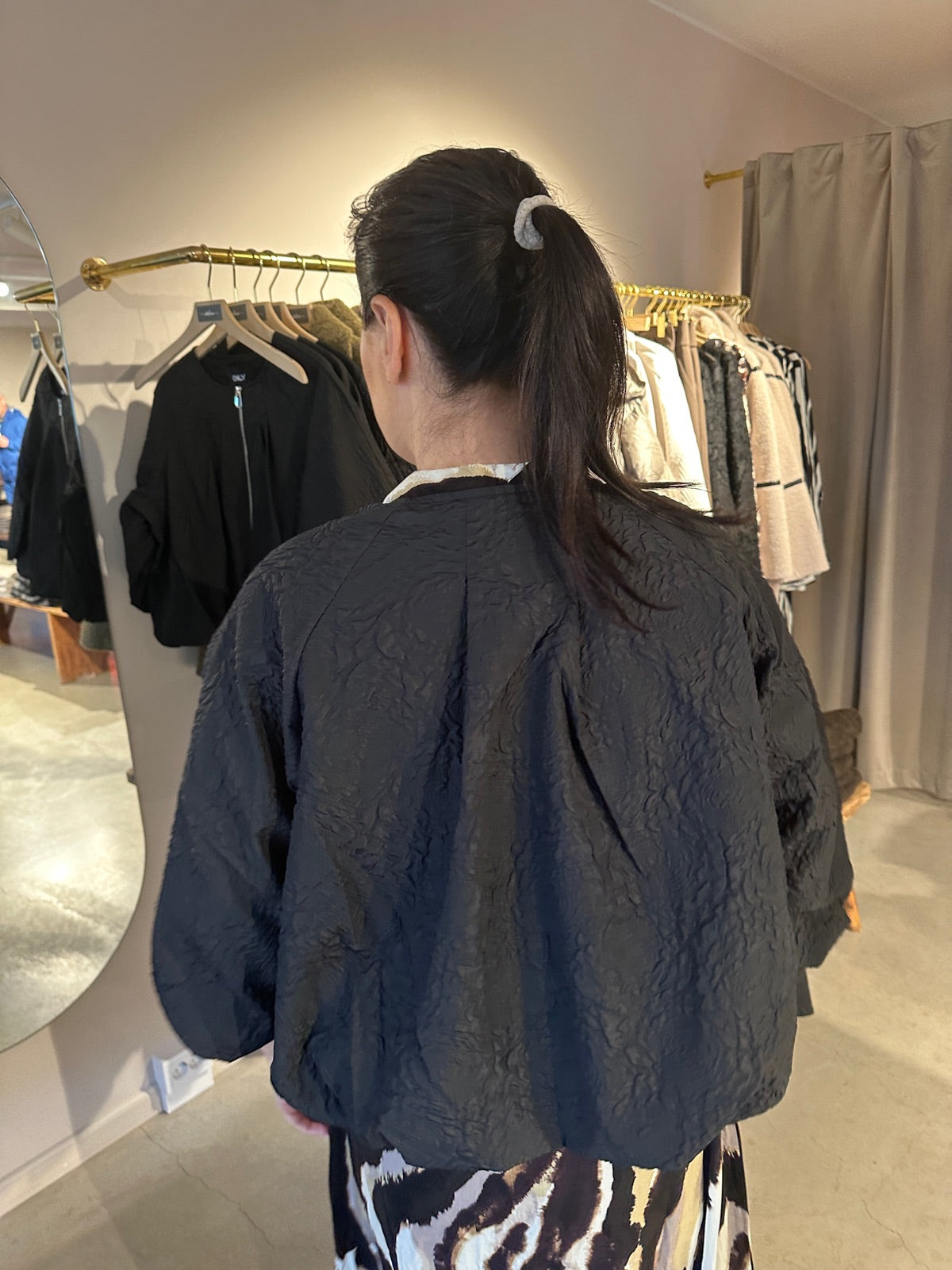 Onlanja Balloon Jacket Black