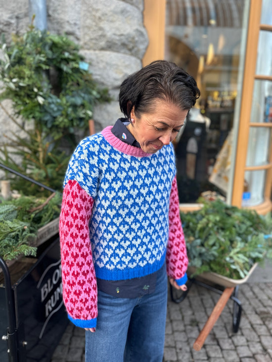 Onlcaro Long Sleeve Pattern O Neck Sachet Pink Heartssurf The Webrio Redcloud Dancer