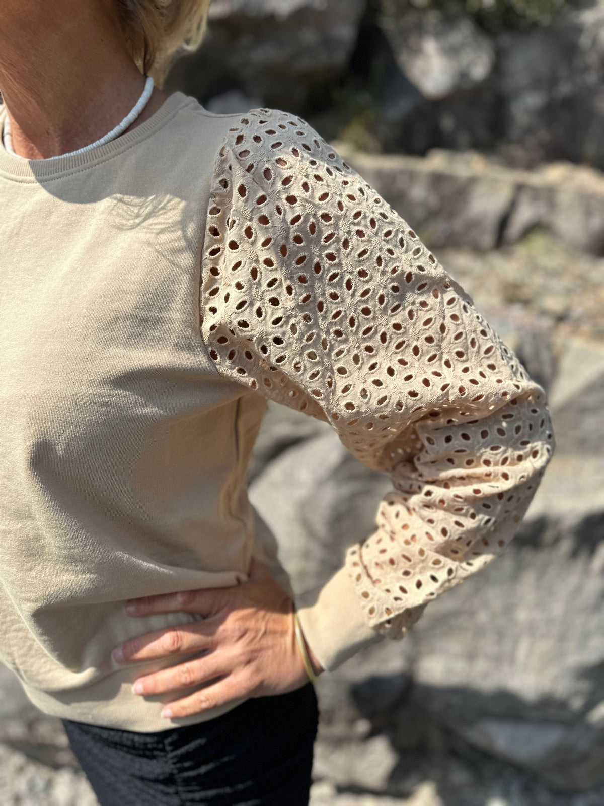 Onldonna Long Sleeve Mix O Neck Ub Irish Cream