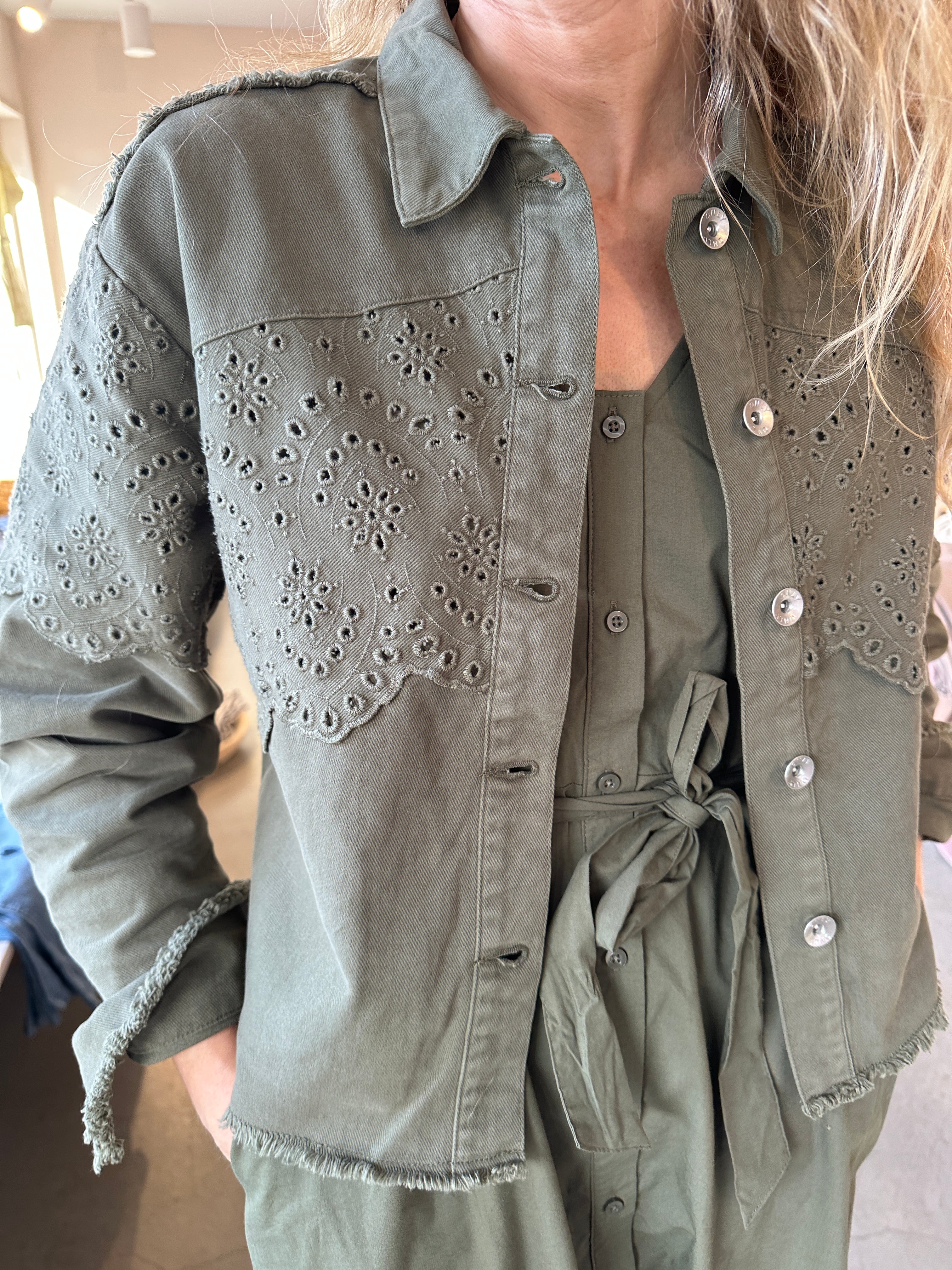 Onlelena Crochet Jacket Kalamata