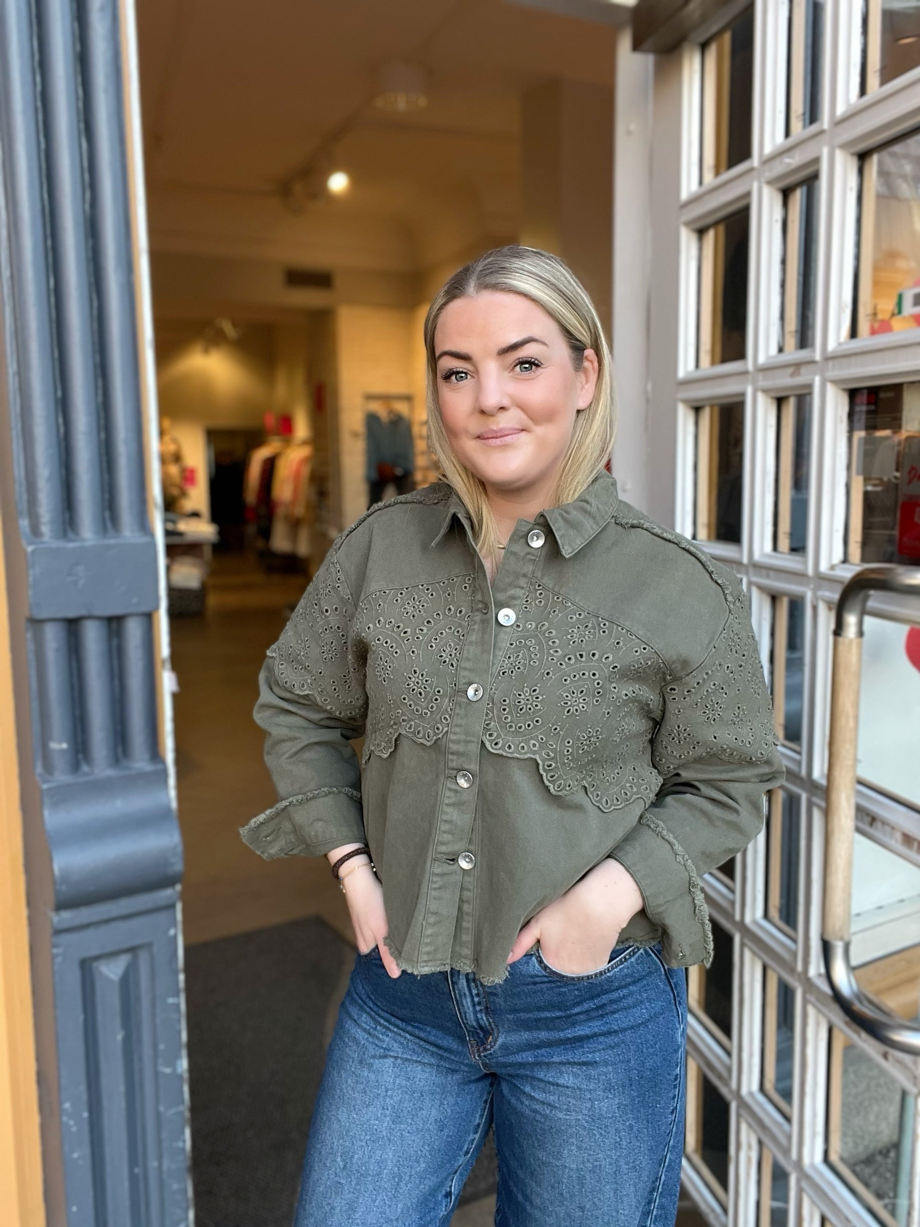 Onlelena Crochet Jacket Kalamata