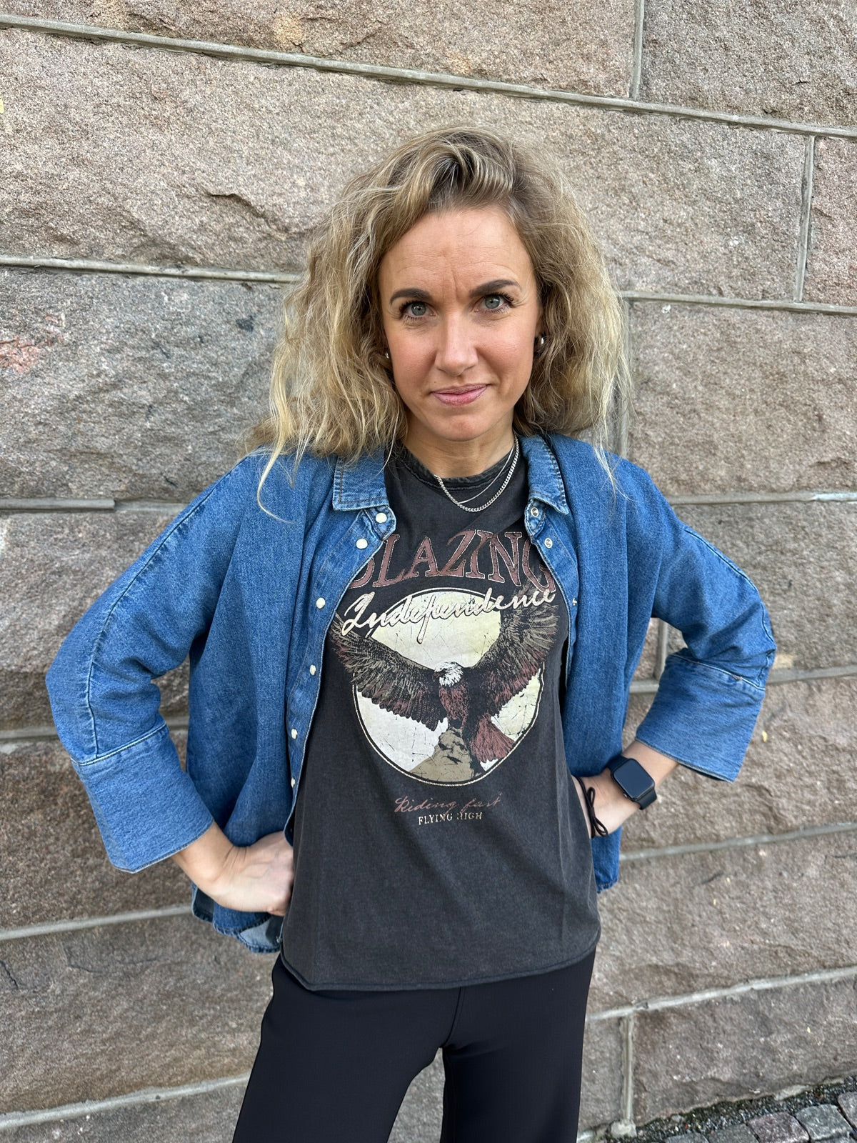 Onllucy Short Sleeve Top Black Blazing