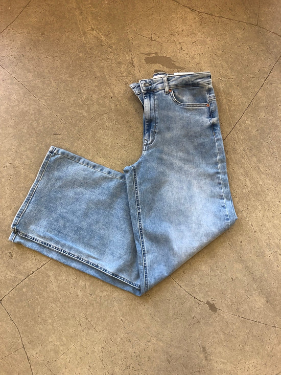 Onlmadison Blush Hw Wide Light Blue Denim