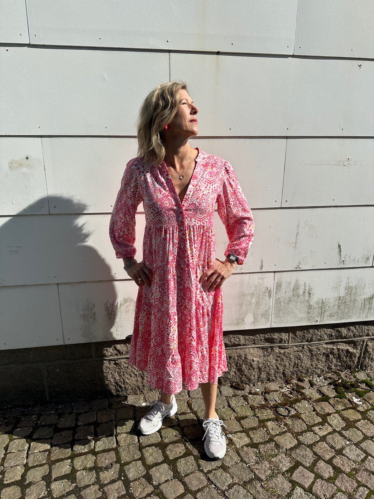 Onlmilana Dress Cloud Dancer Sikka Graphic