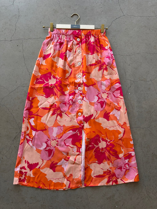 Onlnova Life Vis Button Skirt Golden Poppy  Bloomingfull
