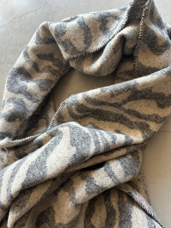 Pcjira Wool Scarf White Pepper Tiger