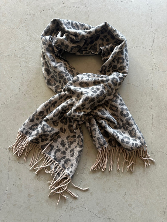 Pcjira Woolblend Scarf Natural Leo
