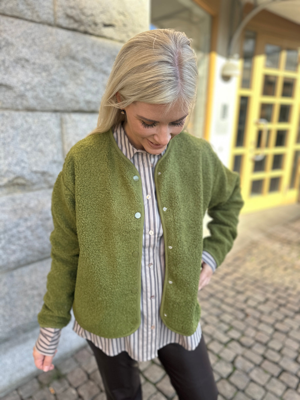 Pckatty Teddy Jacket Sphagnum