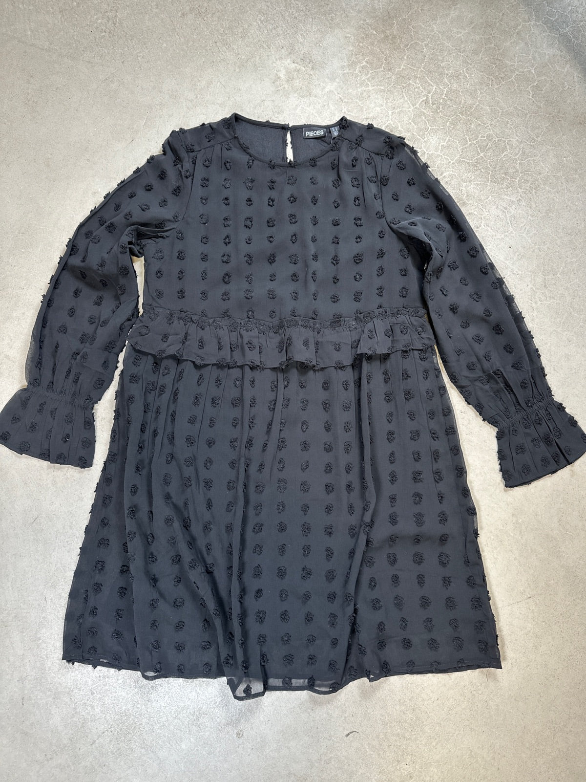 Pcsymma Long Sleeve Dress Black