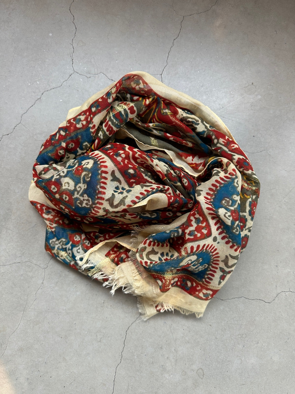 Pctasselo Long Printed Scarf Kalamata Paisley