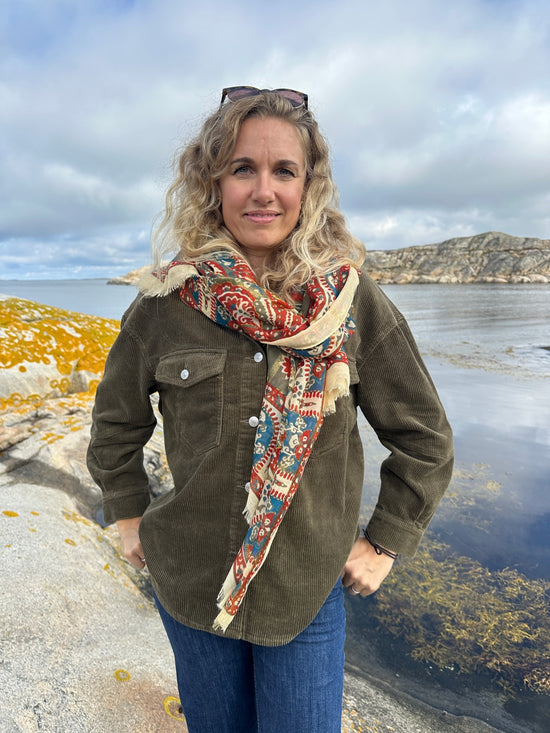 Pctasselo Long Printed Scarf Kalamata Paisley