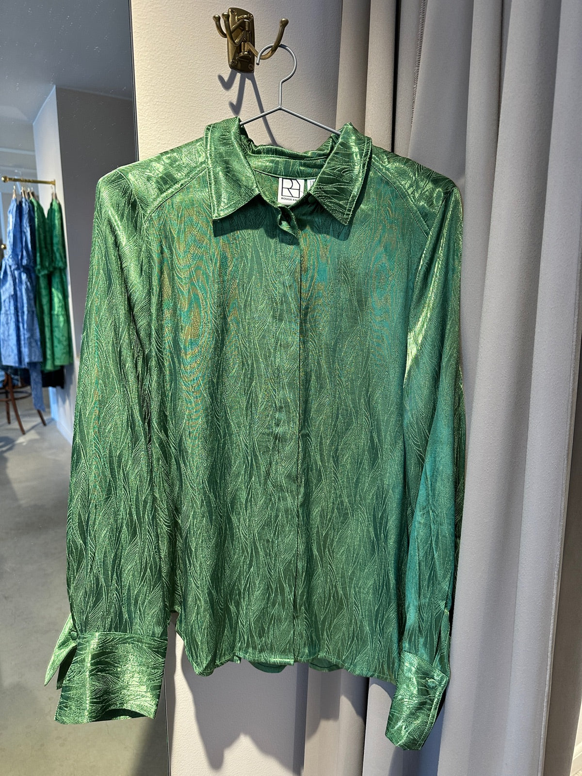 Roumarta Long Sleeve Shirt Artichoke Green