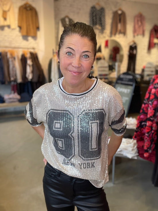 Sequins T-Shirt Black