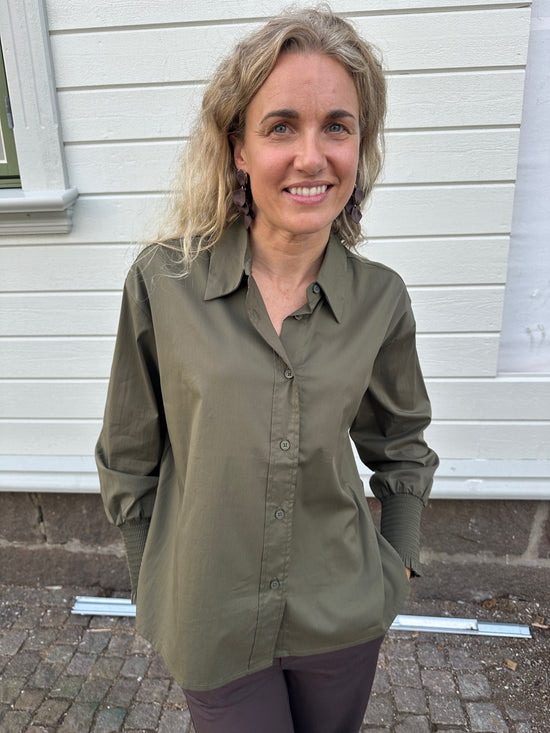 Sigga Wide Shirt  Khaki