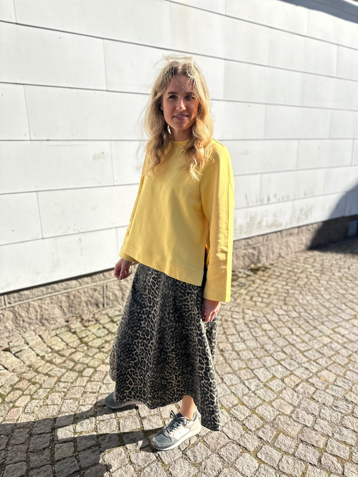 Slfelise Long Sleeve O Neck Wide Sleeve Sweat Sundress
