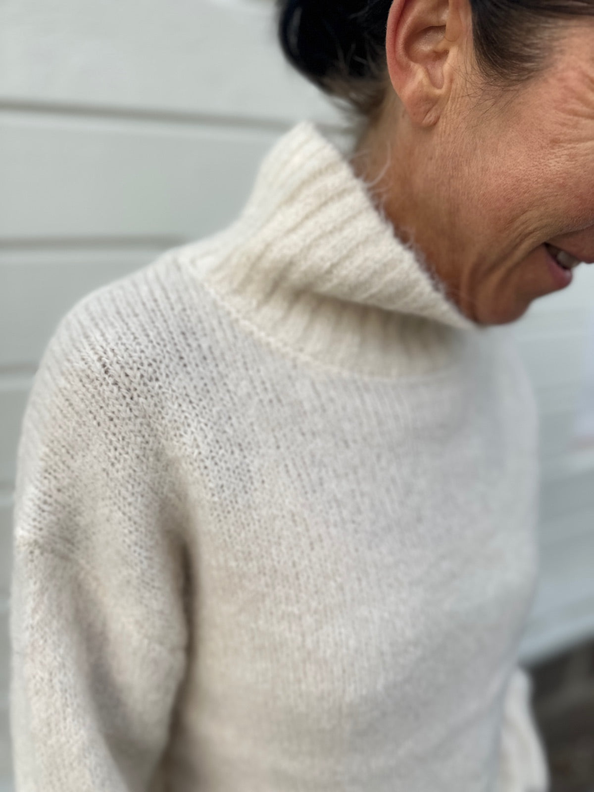 Slfgabriella Long Sleeve Knit High Neck Birch