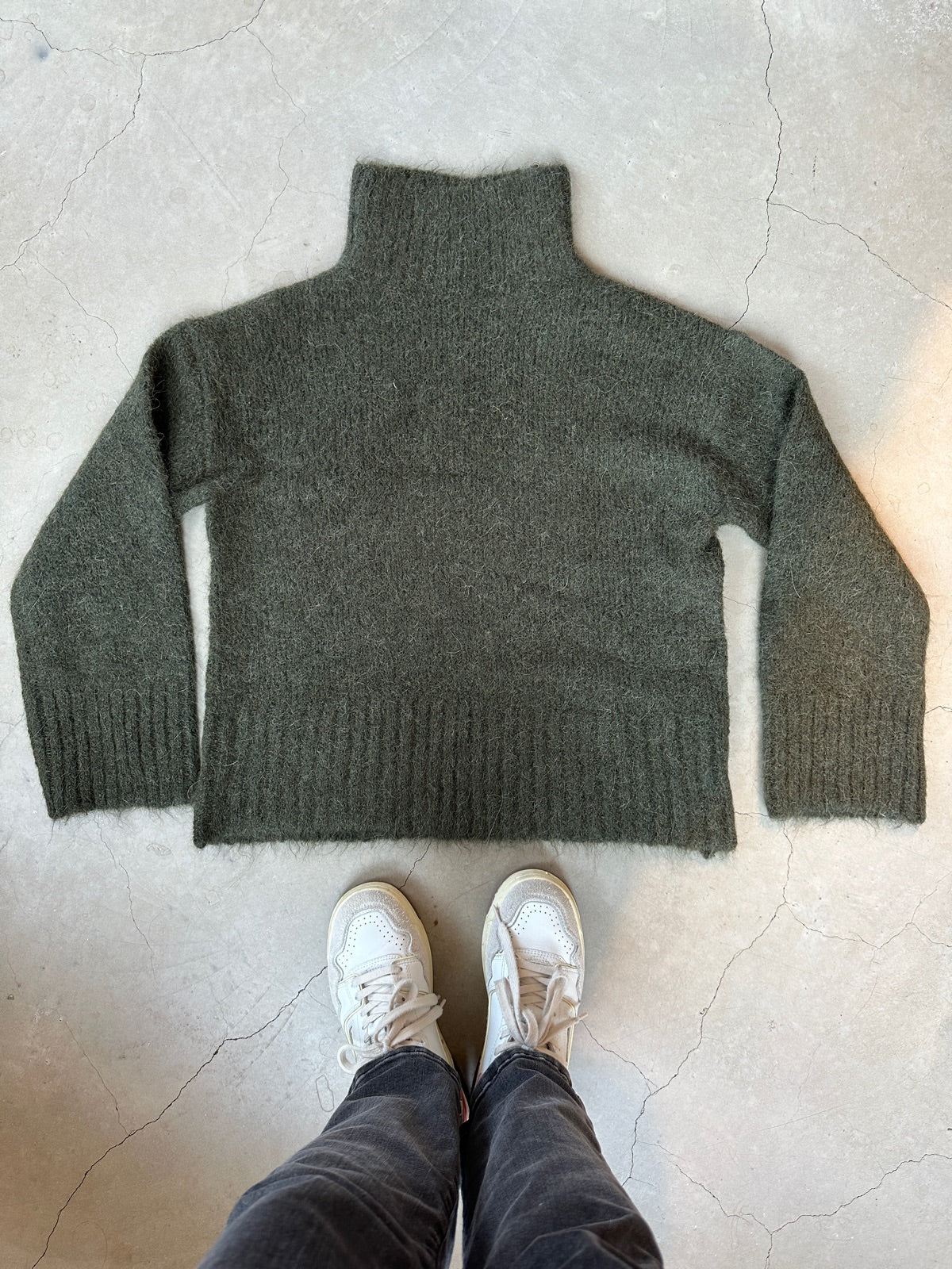 Slfgabriella Long Sleeve Knit High Neck Deep Depths
