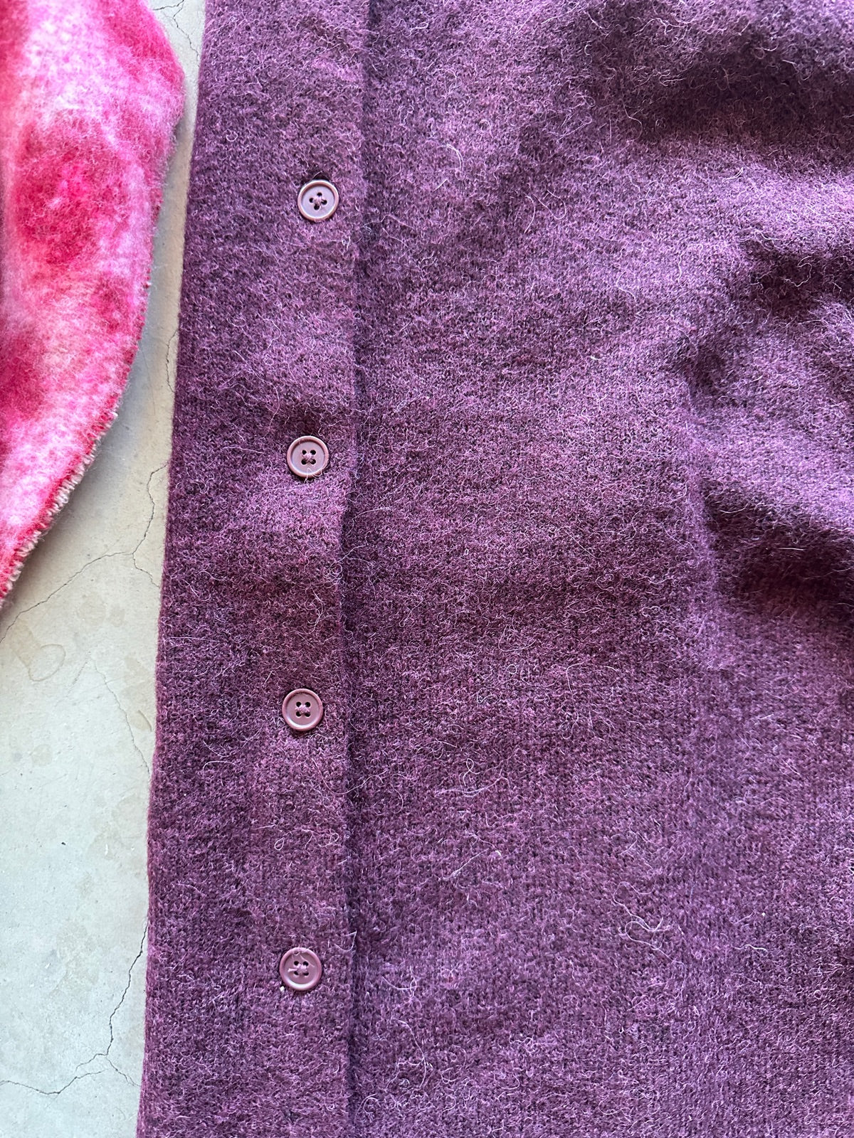 Slflulu New Long Sleeve Knit Cardigan Fig Melange