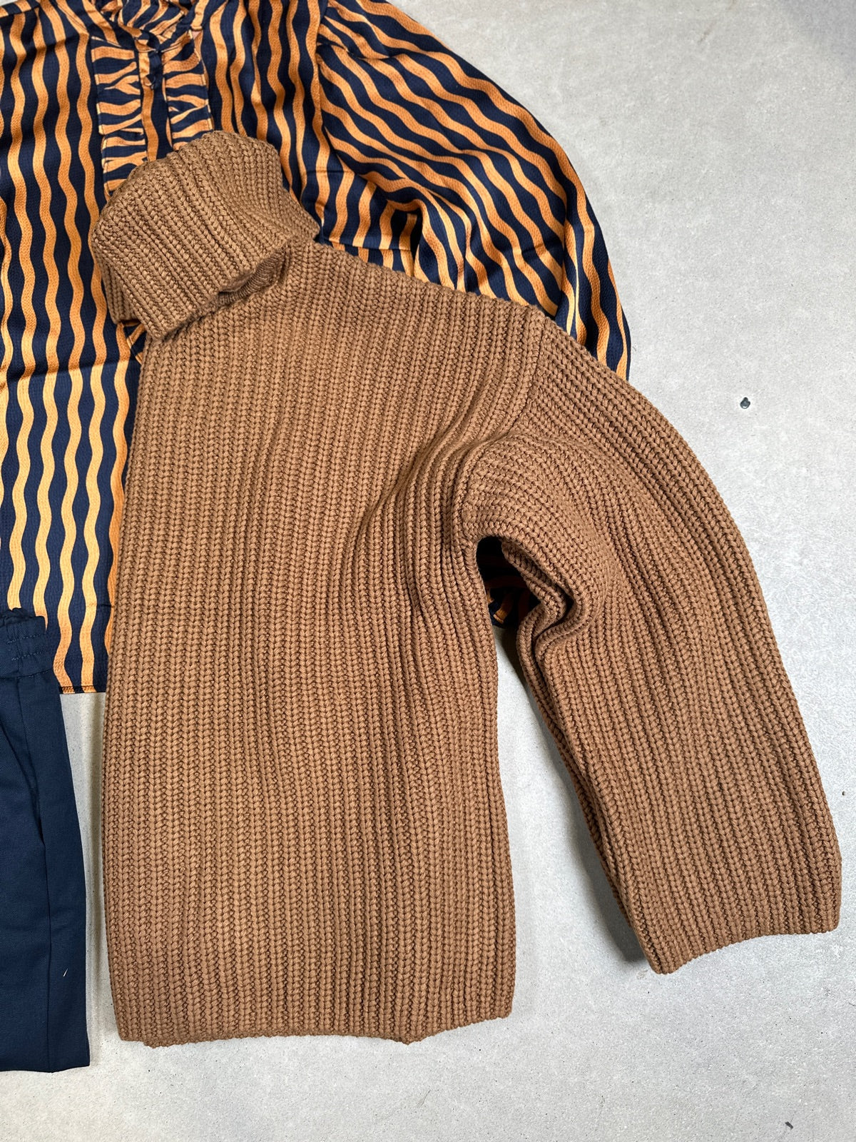 Slfselma Sefika Long Sleeve Knit Rollneck Toasted Coconut