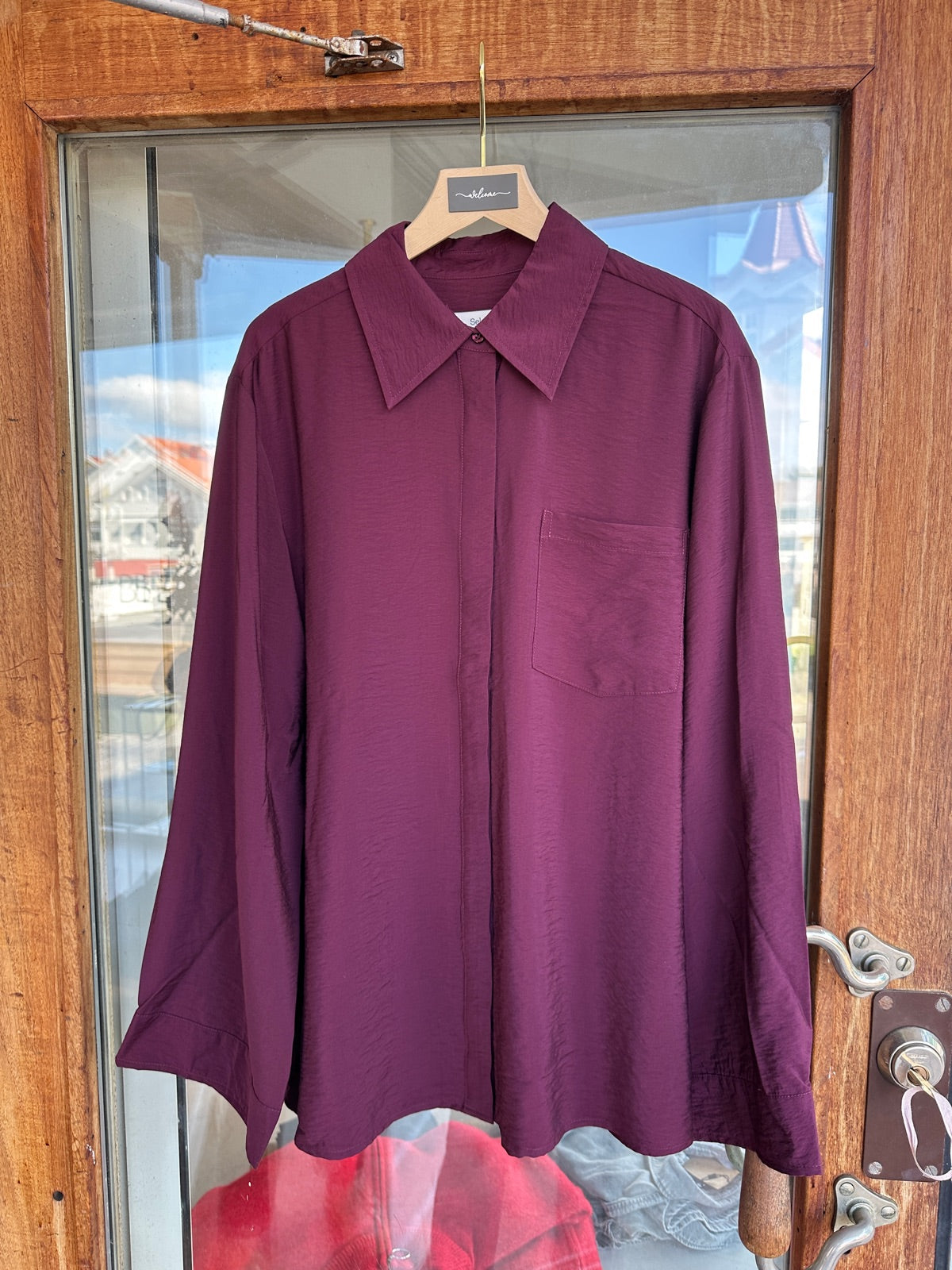 Slfteresa Relaxed Long Sleeve Shirt Fig