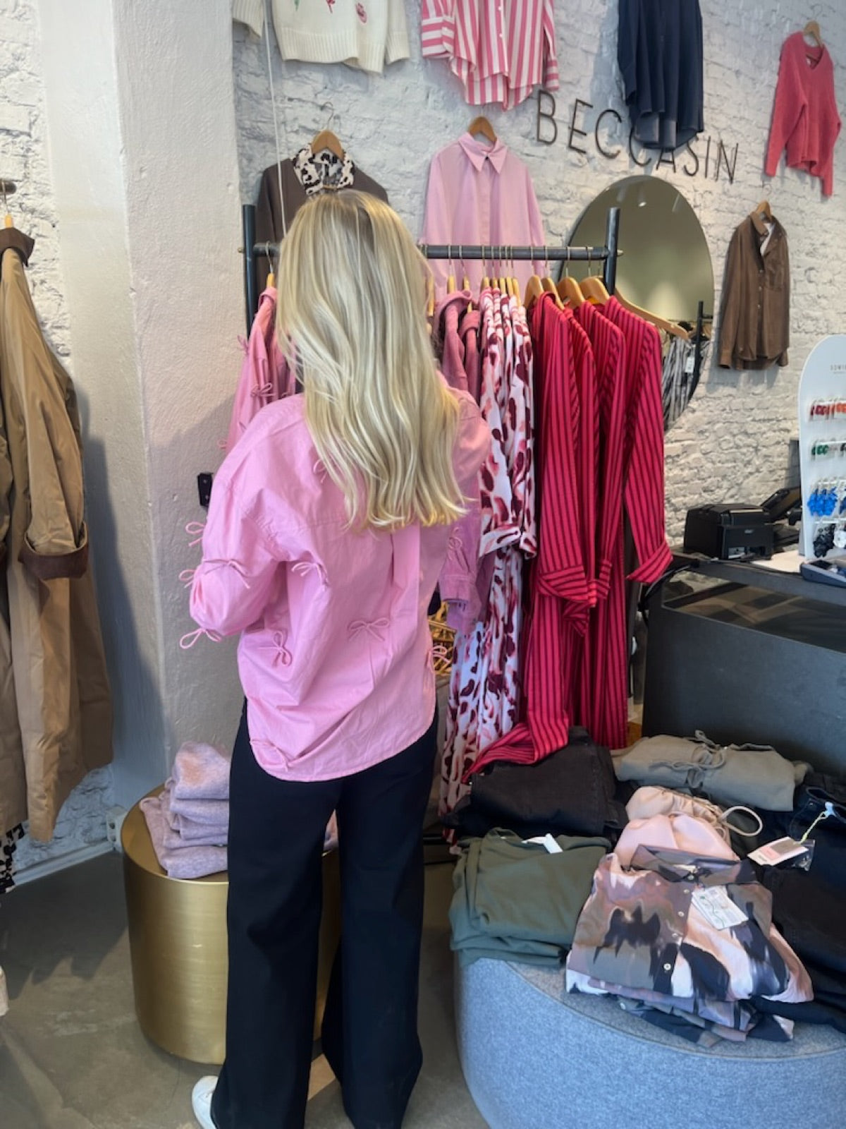 Sljoa Bow Shirt Ls Polignac