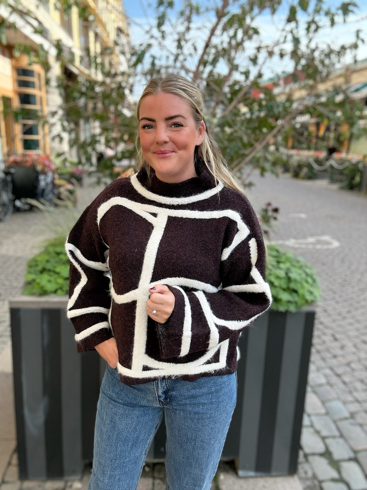 Slsorea Mono Pullover Winetasting Melange Monogram