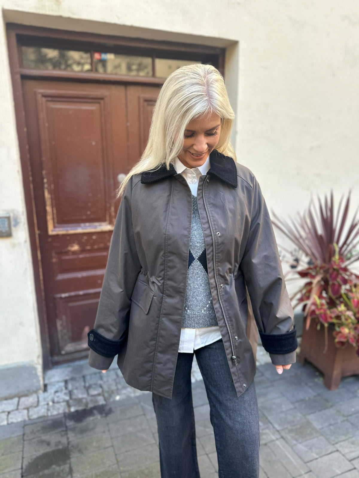 Slwwilma Waxed Jacket Delicioso