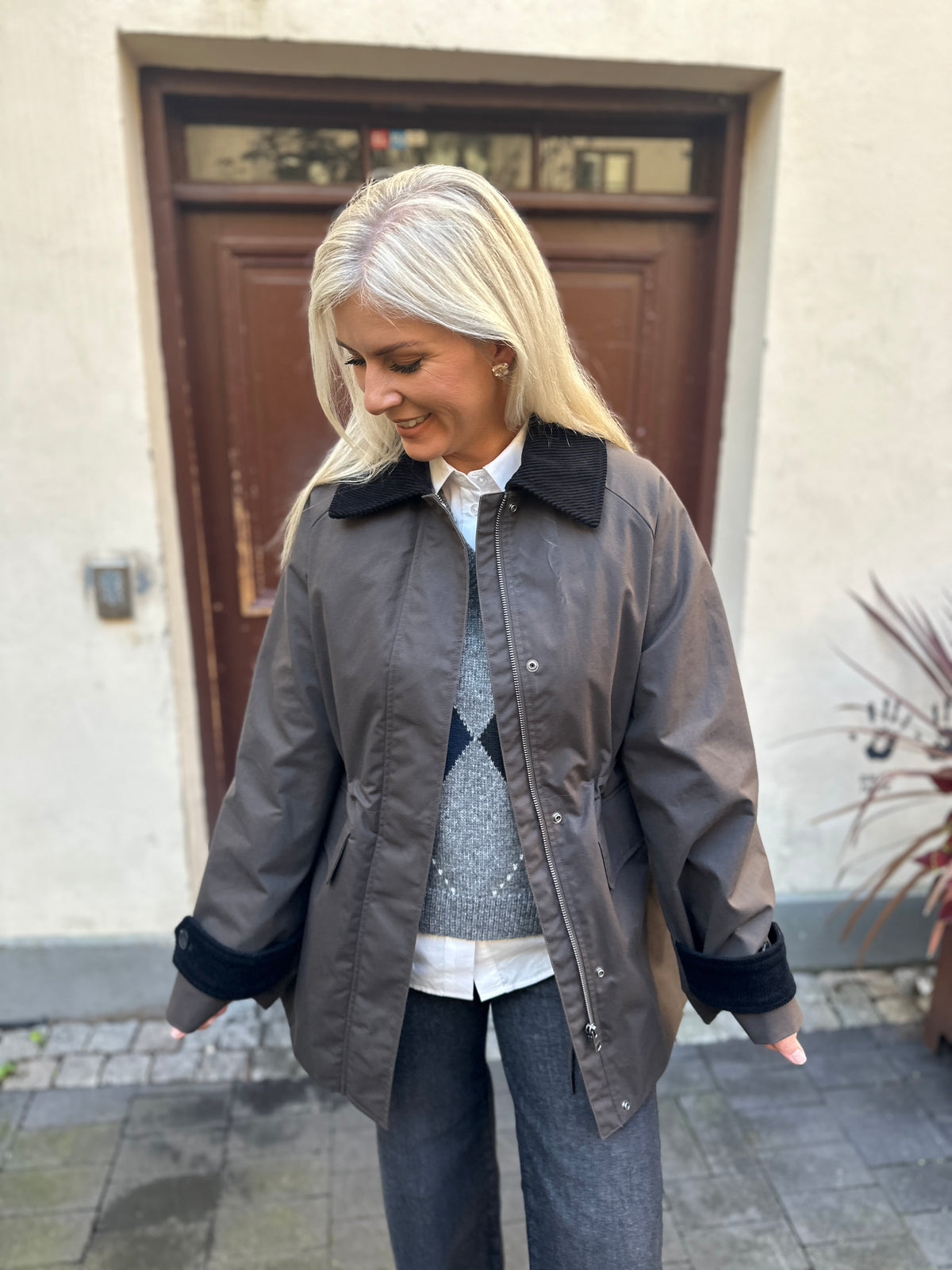 Slwwilma Waxed Jacket Delicioso