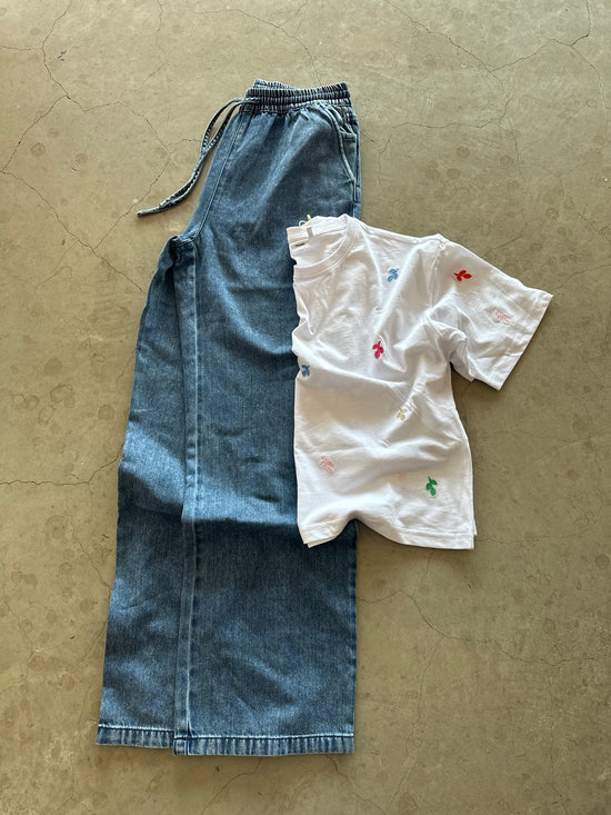 Srkeira Pant  Dark Blue Denim