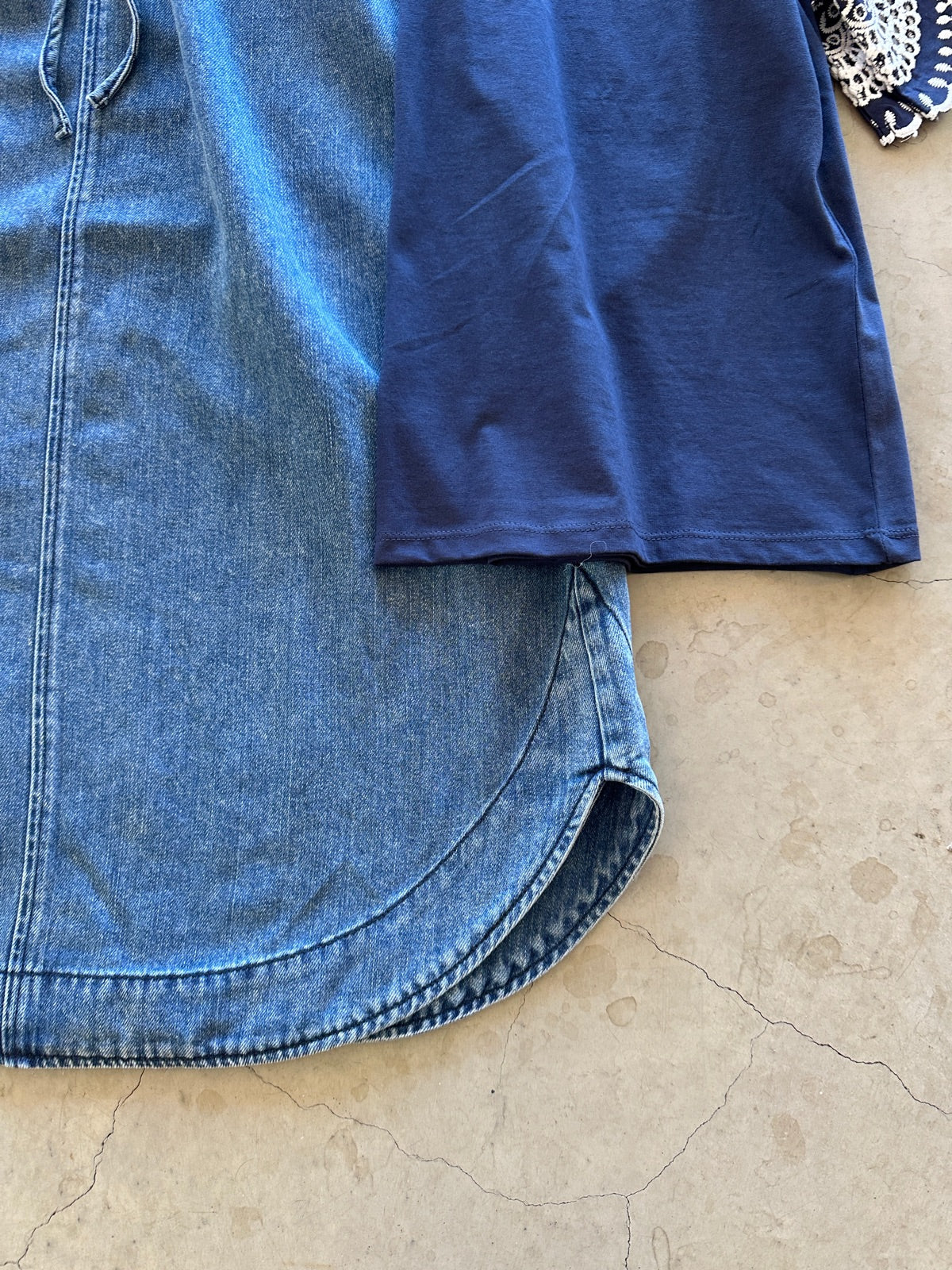 Srkeira Skirt  Dark Blue Denim