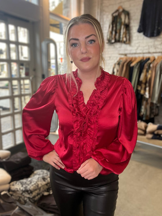 Steff Blouse  Red