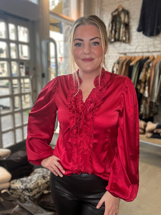 Steff Blouse  Red