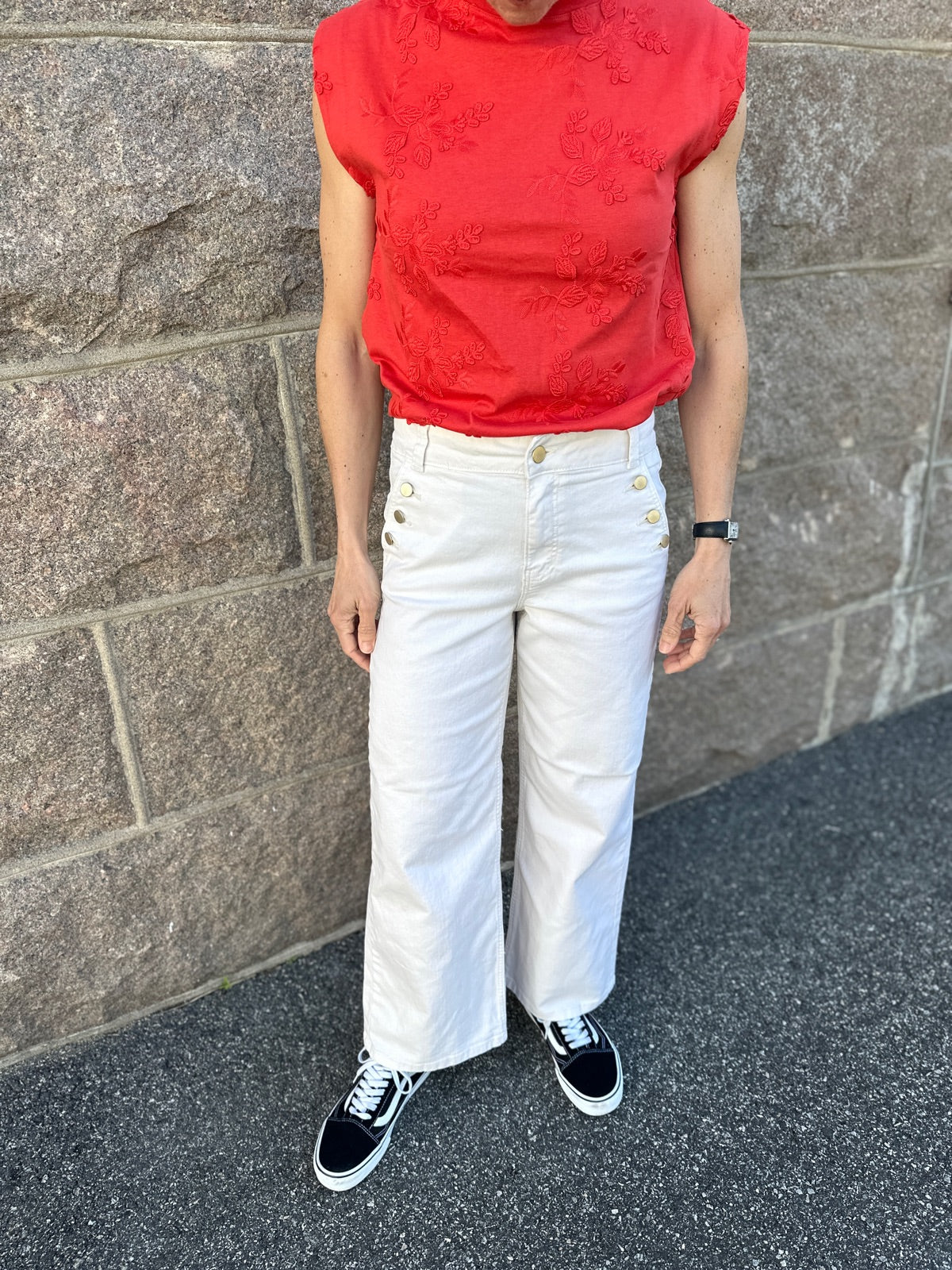 Viemma Hw Wide Button Jeans Ola Birch